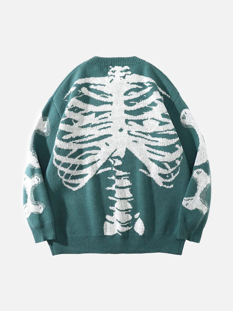 Skeleton Knit Sweater
