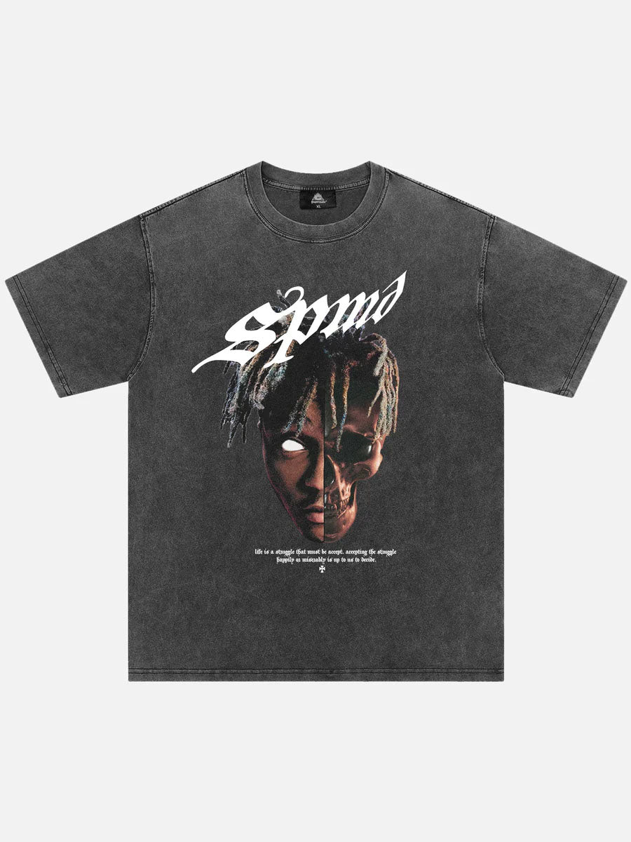 Skull Rapper Printed T-Shirt