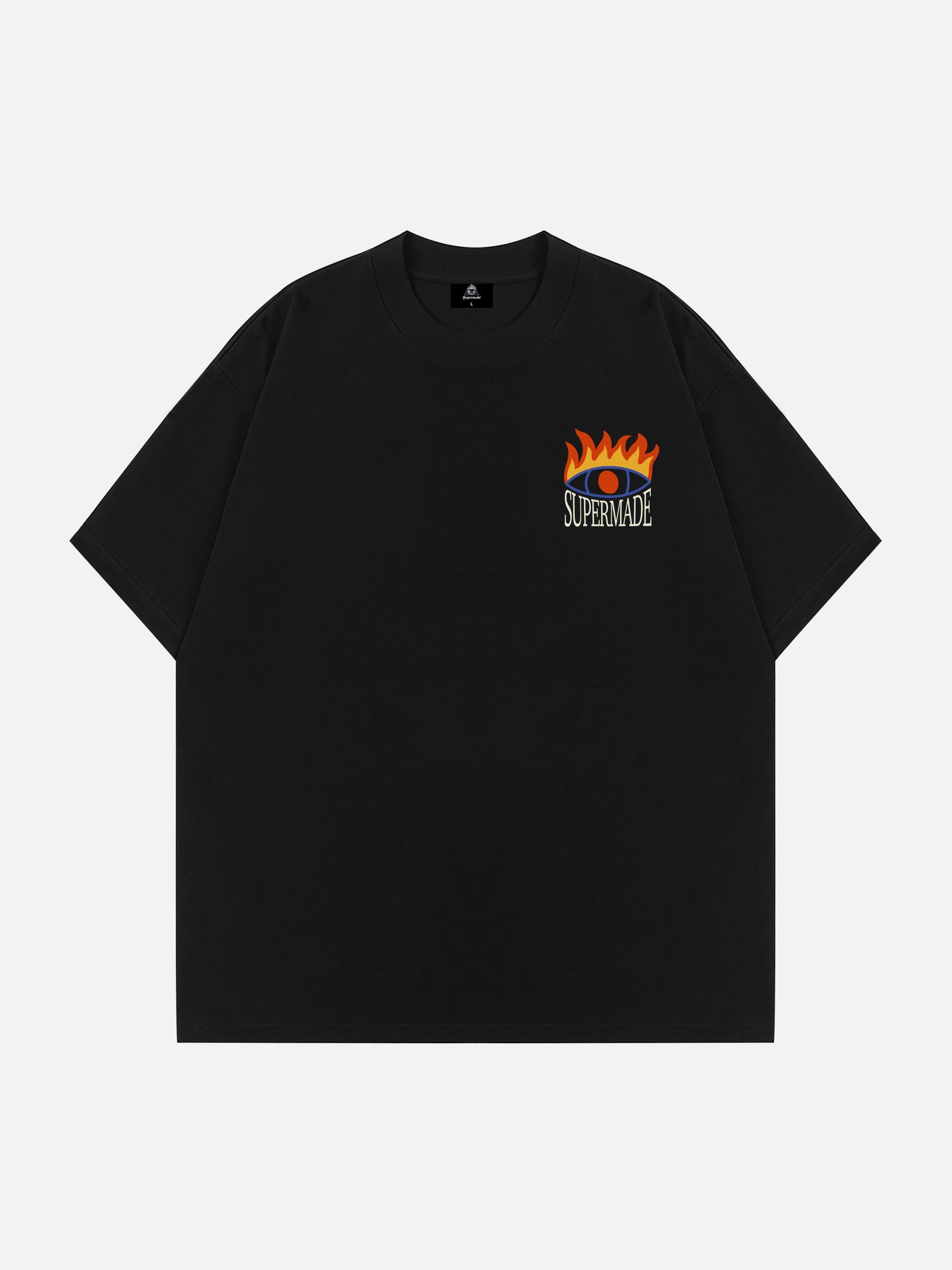The Supermade God's Eye and Letter Print T-shirt