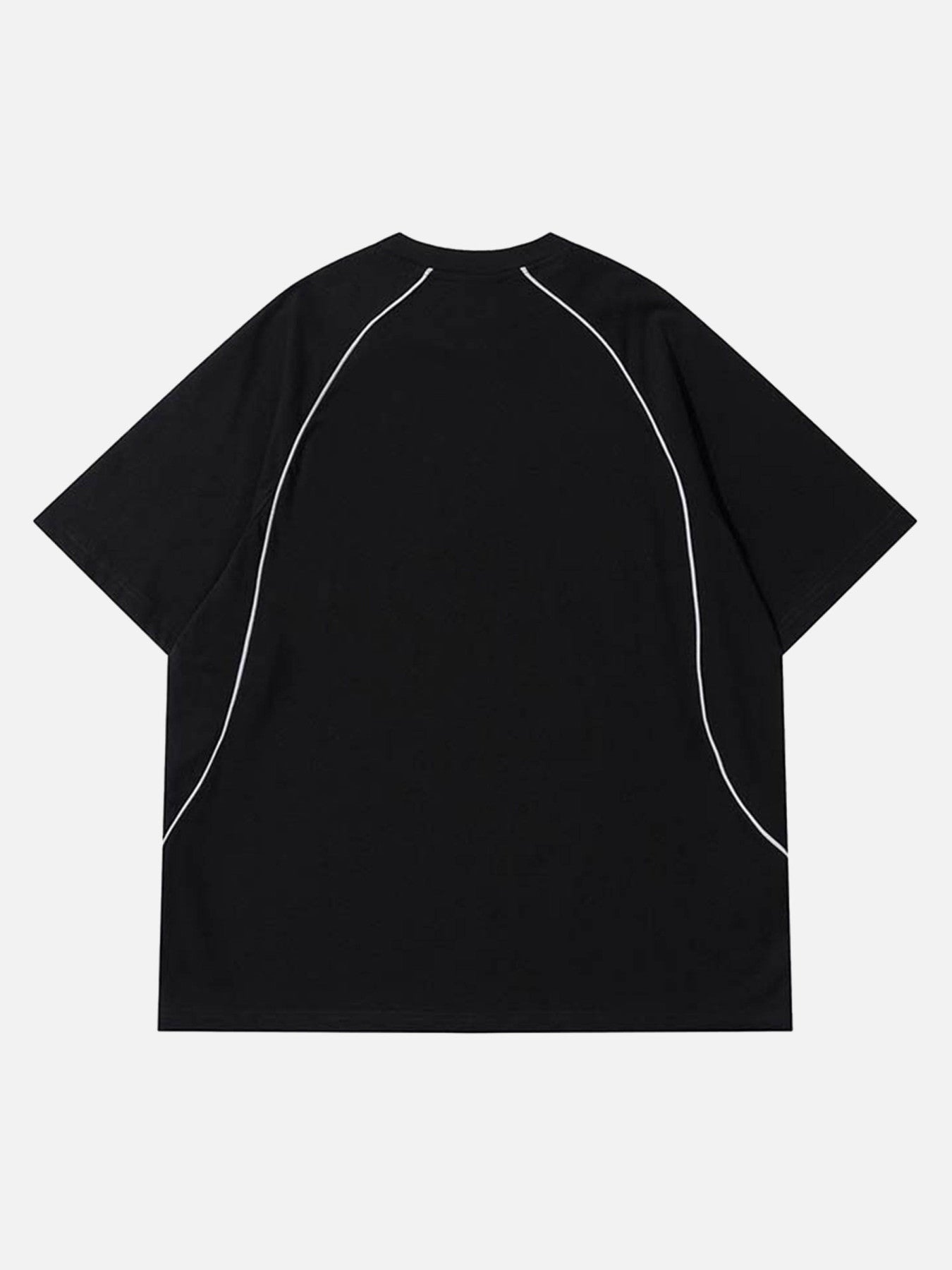 The Supermade Retro Letter Print T-shirt - 1671