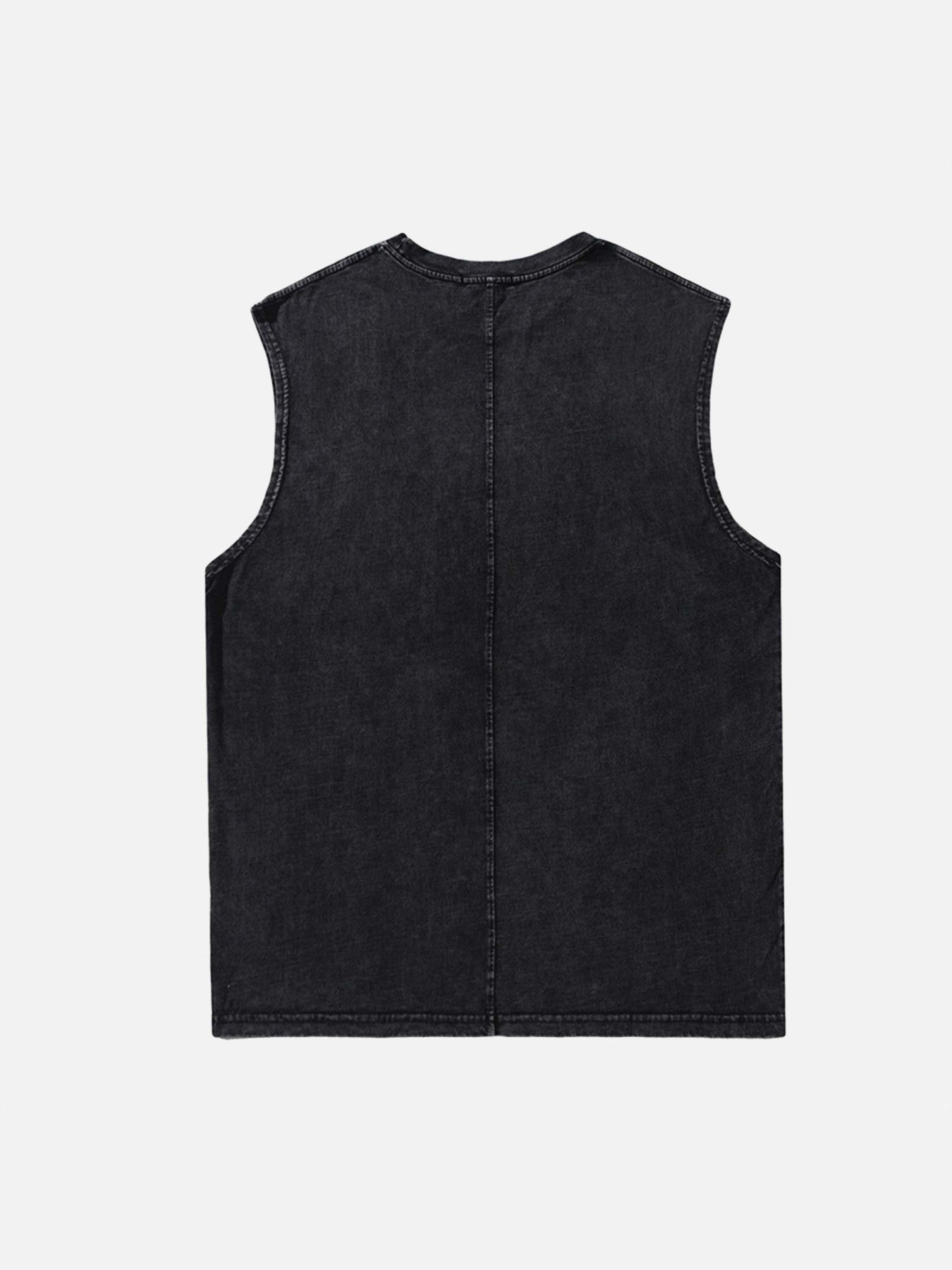 Thesupermade Vintage Aged Portrait Vest