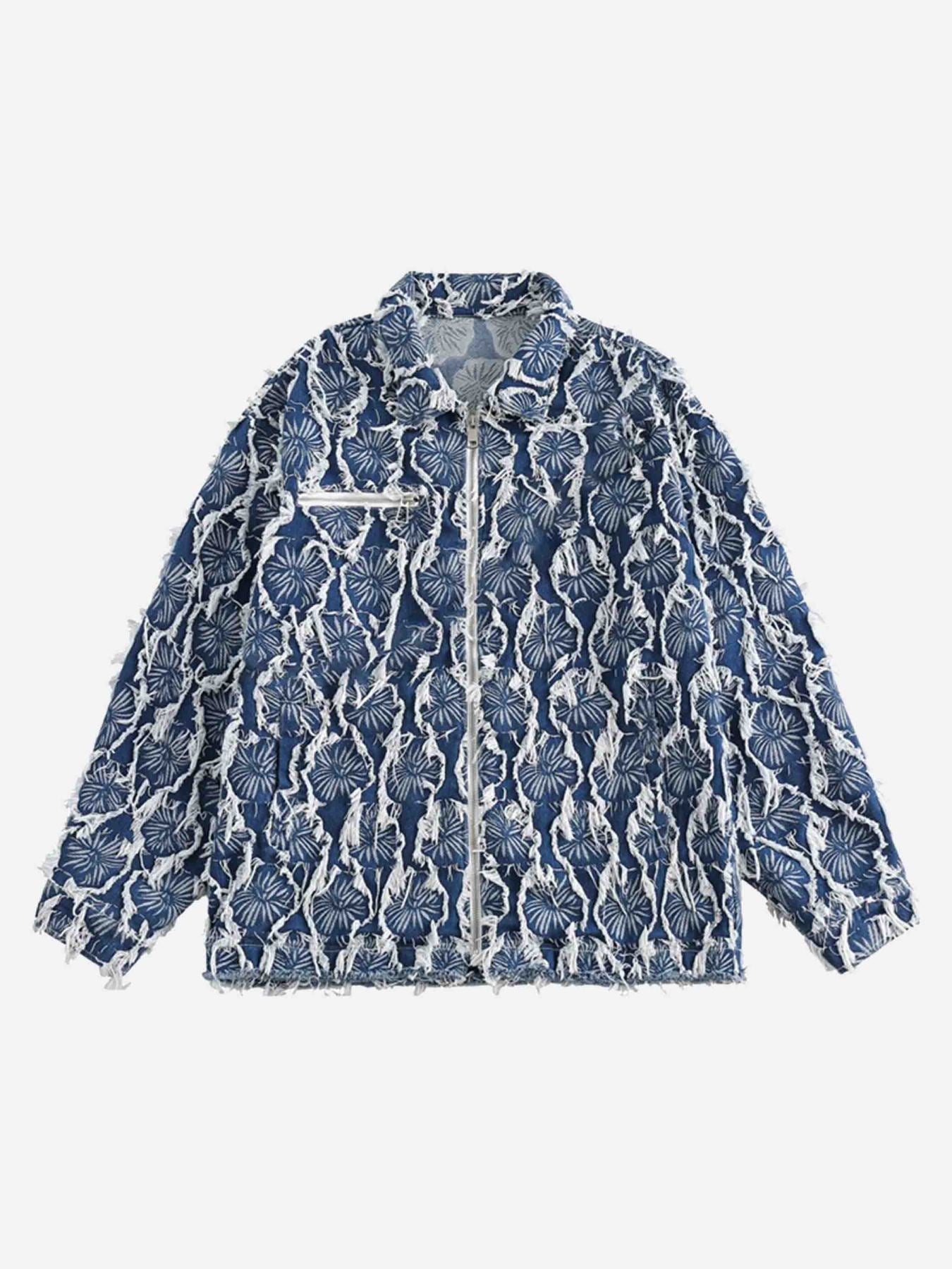 Thesupermade Tassel Embroidery Men's Jacket