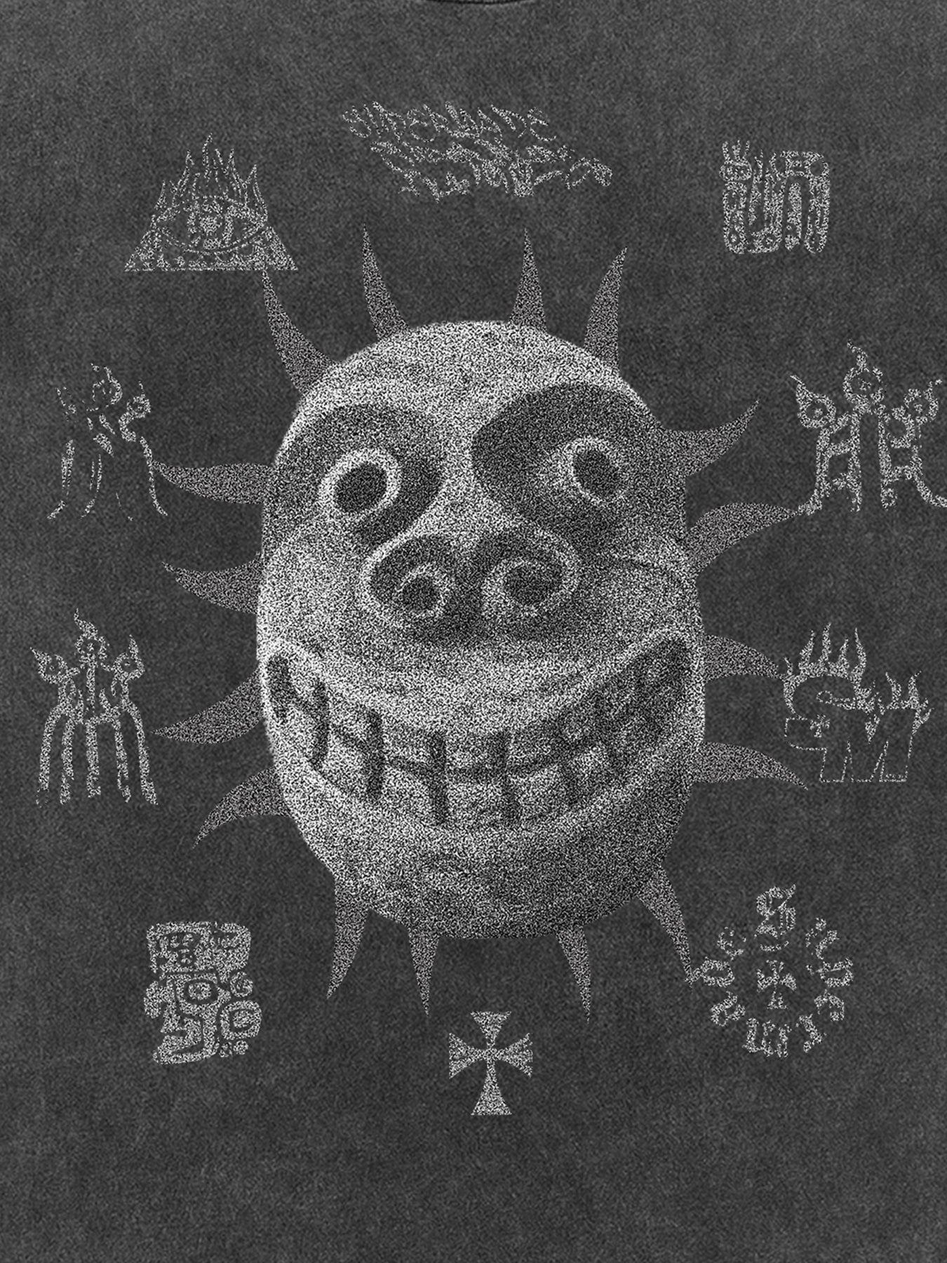 Thesupermade Shattered Ancient Country Mask T-shirt