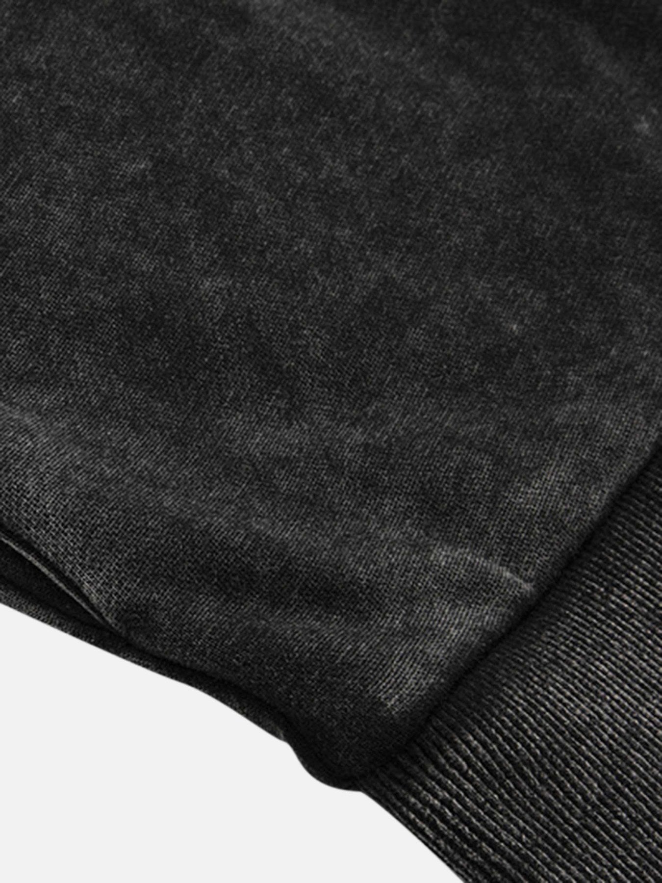 The Supermade Washed And Aged Hooded Sweatshirt  - 1674
