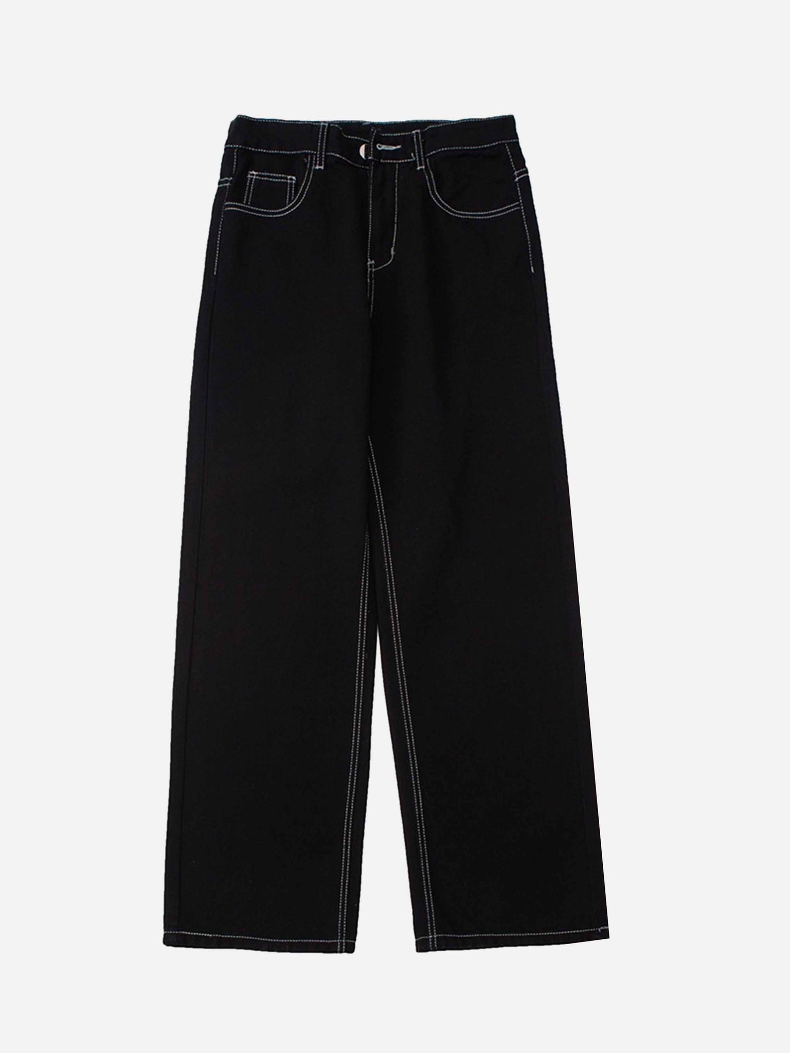 The Supermade Solid Color Casual Jeans -1224