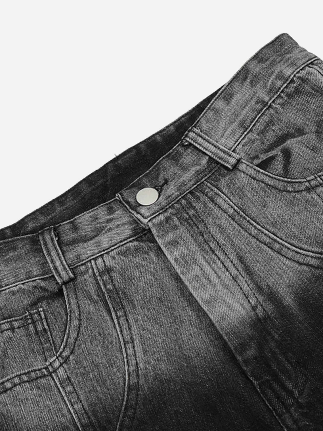 The Supermade Gradient Airbrush Straight Jeans