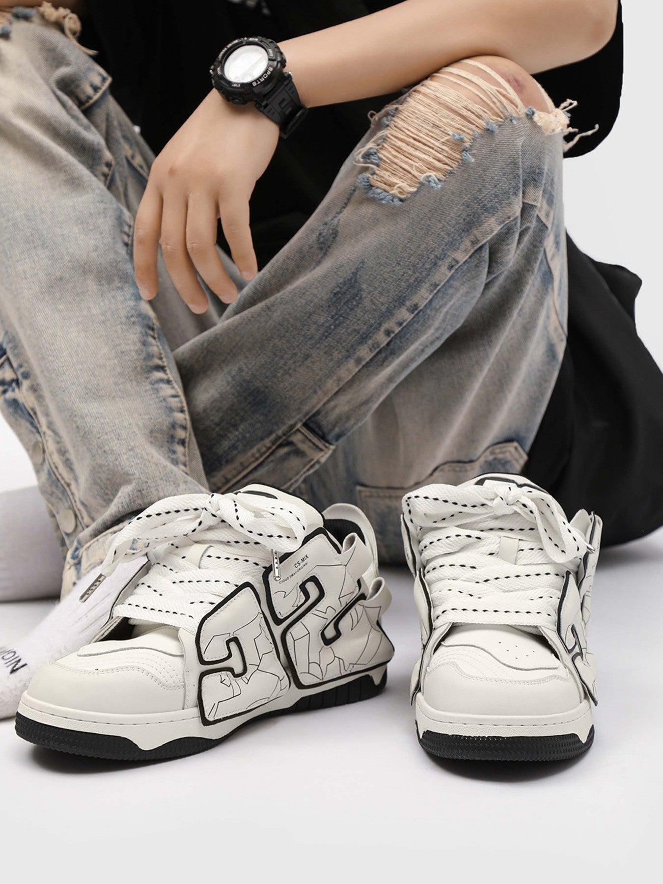 Thesupermade Hip-hop Versatile Couple Board Shoes