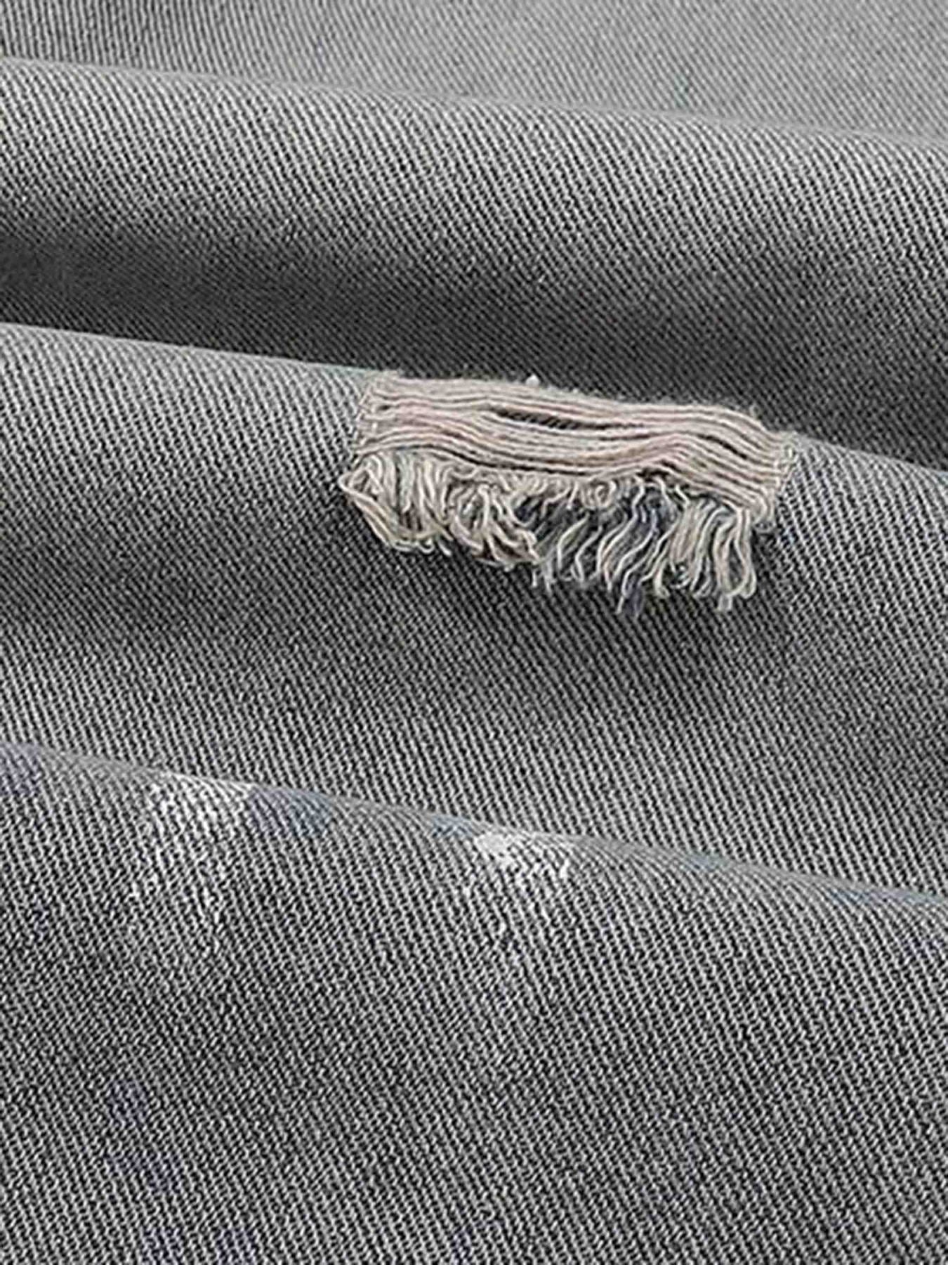The Supermade Vintage Ink Splash Washed And Distressed Jeans