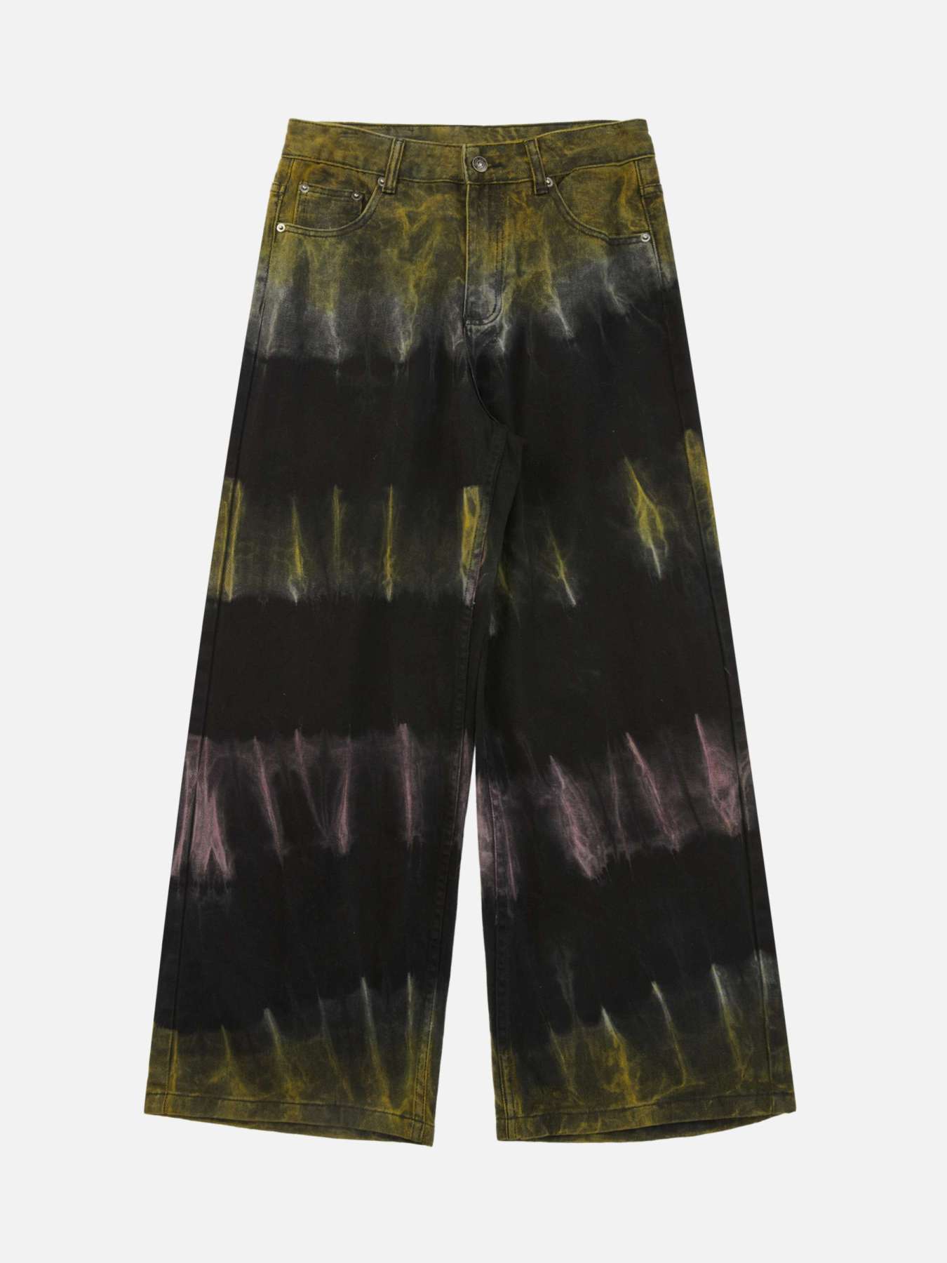 Thesupermade Graffiti Fun Tie-Dye Straight Jeans