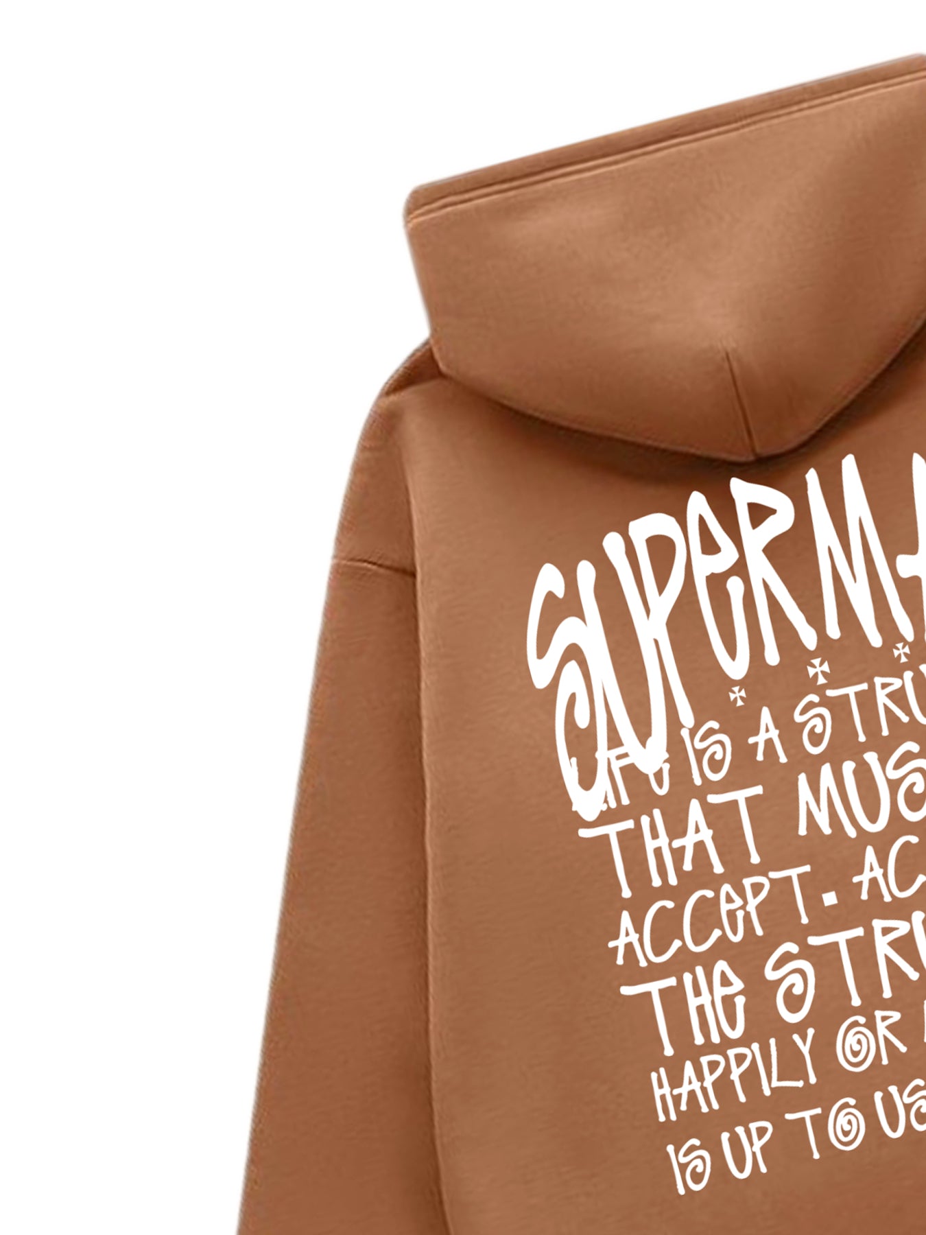 Thesupermade Interest Letter Print Hoodie