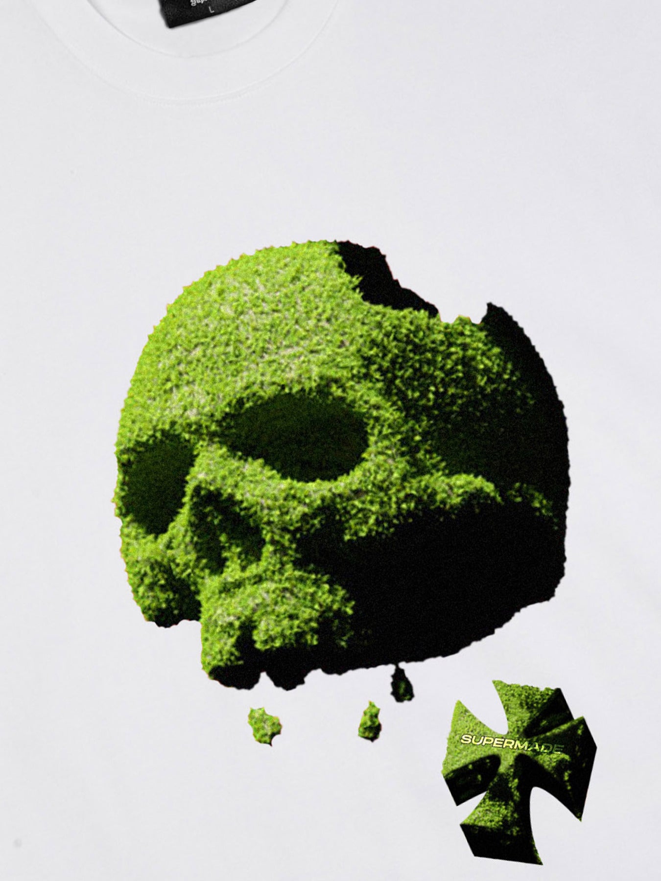 The Supermade Skull Print T-shirt
