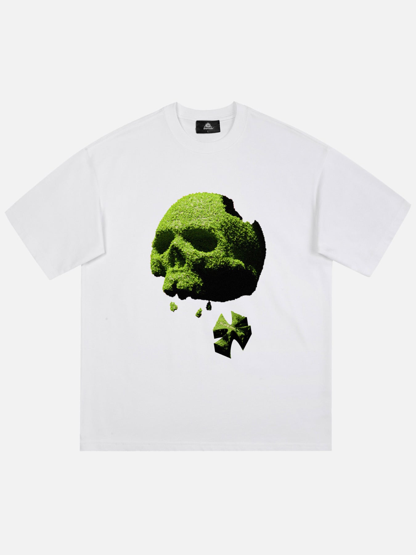 The Supermade Skull Print T-shirt