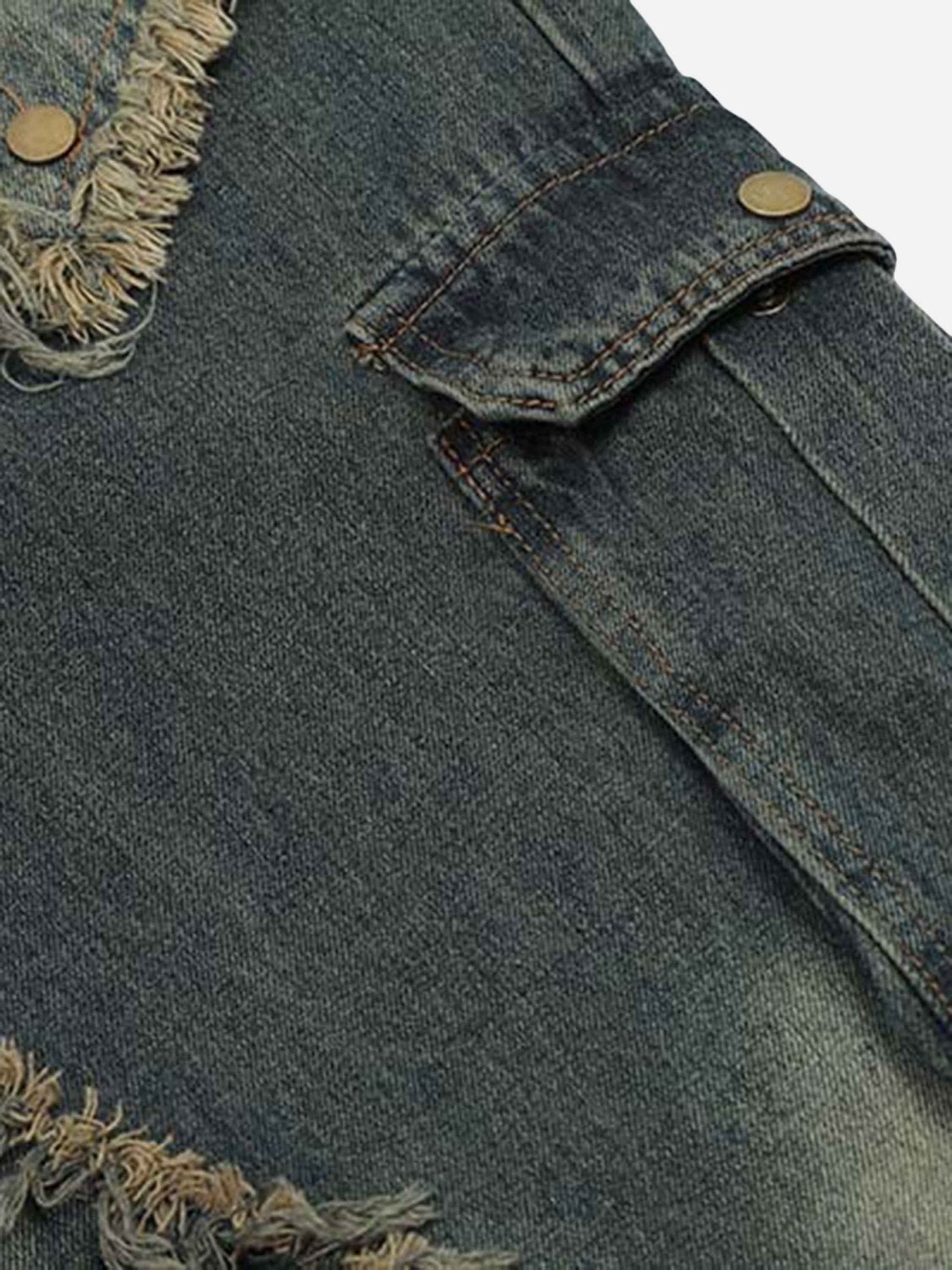 The Supermade Patch Embroidered Straight-leg Jeans - 1572