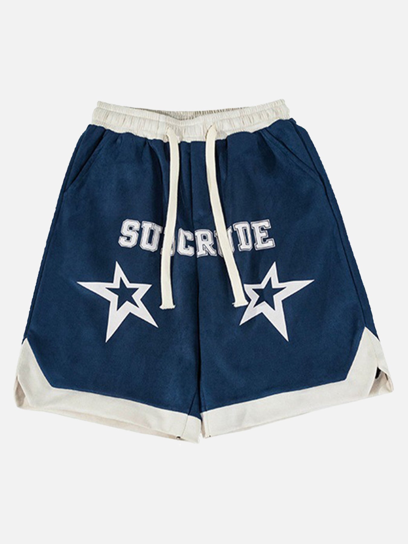 The Supermade Suede Loose Fitting Shorts