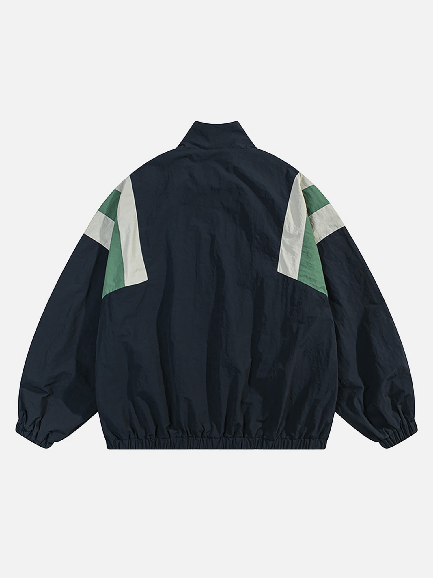 Thesupermade Patchwork Contrasting Windbreaker Jacket