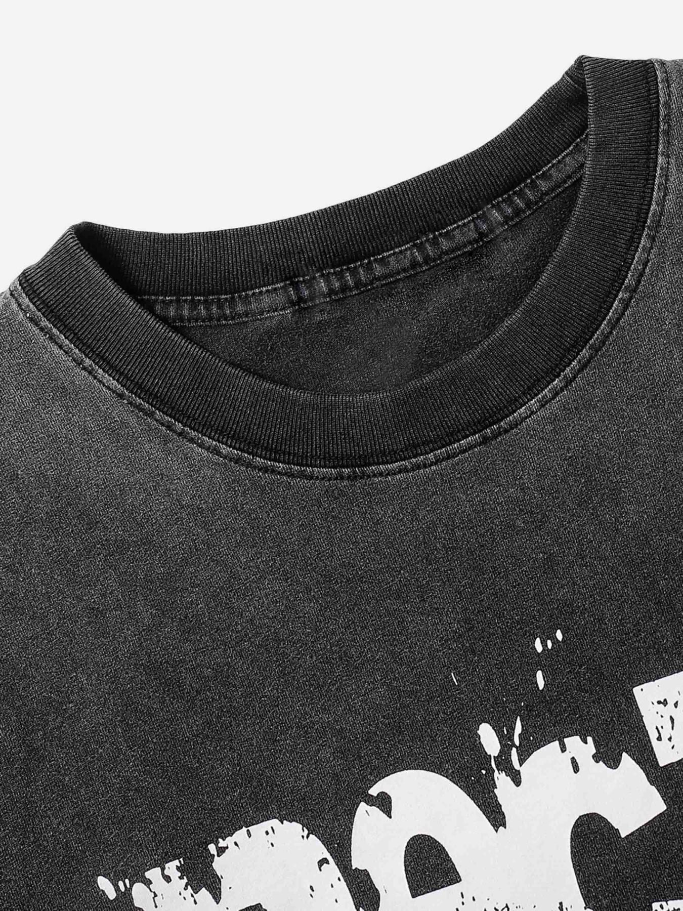 The Supermade Vintage Aged Portrait T-Shirt