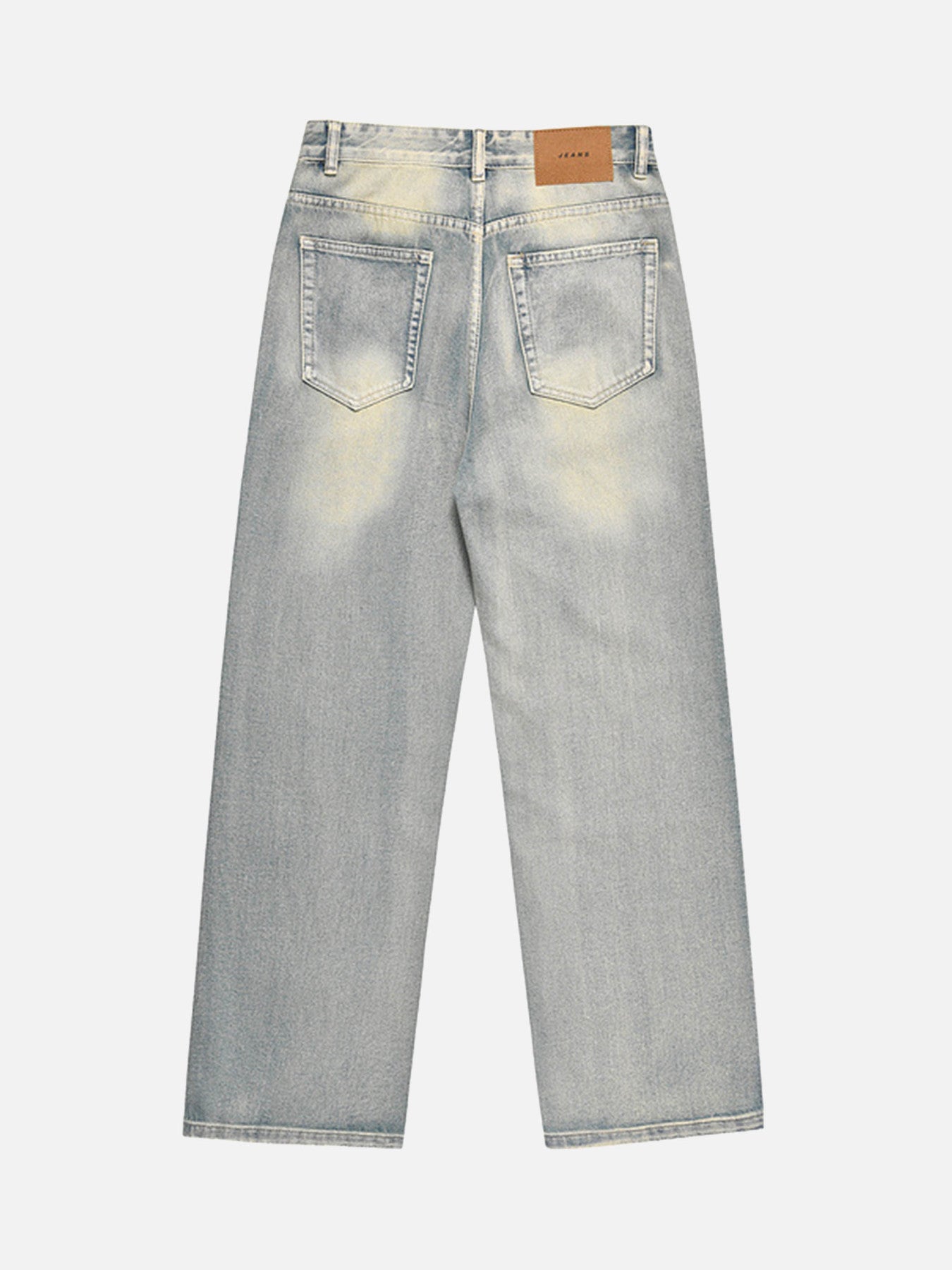 Thesupermade Washed And Worn Loose Jeans - 1953