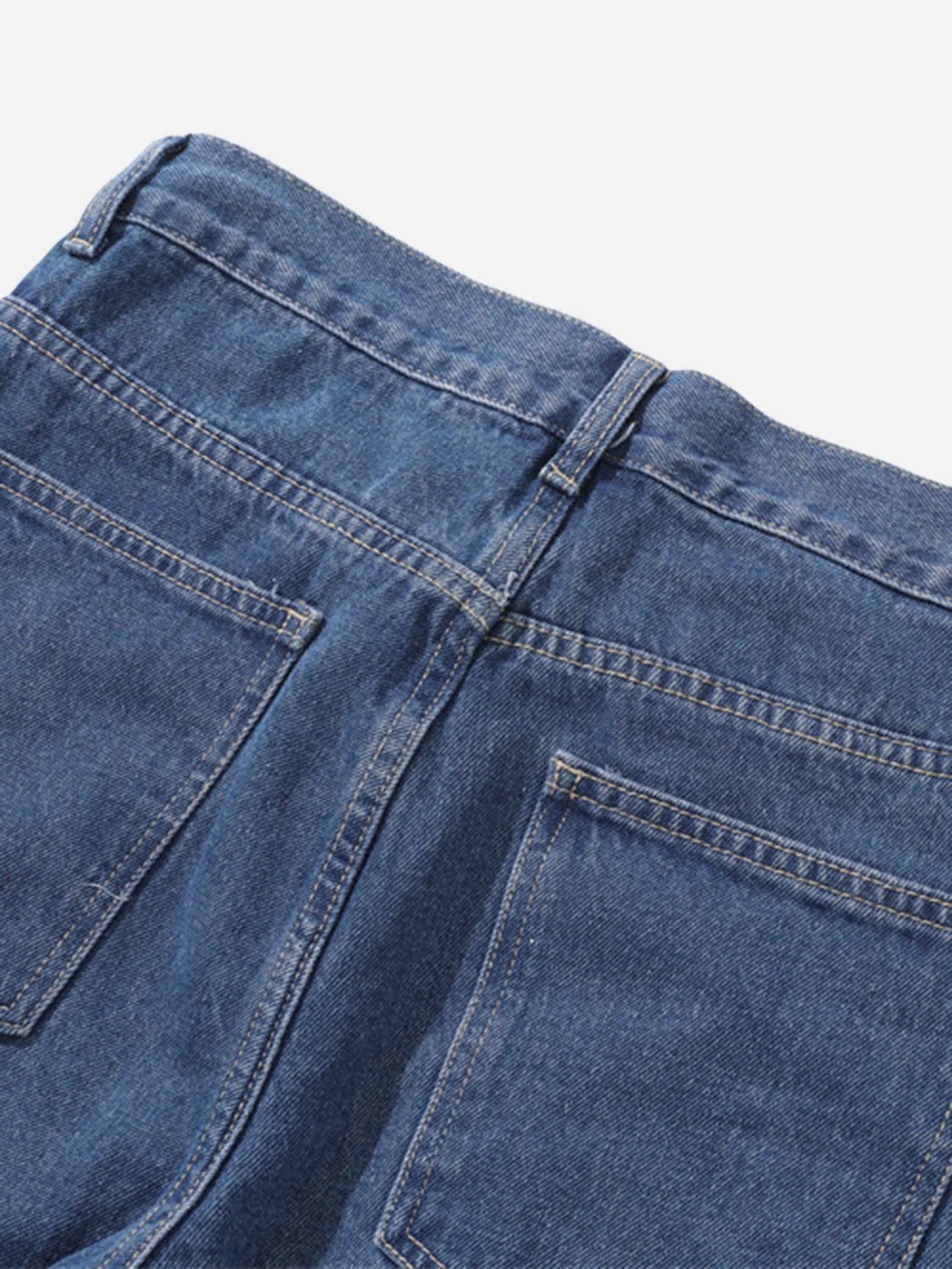 The Supermade Heavy-duty Ripped Denim Pants