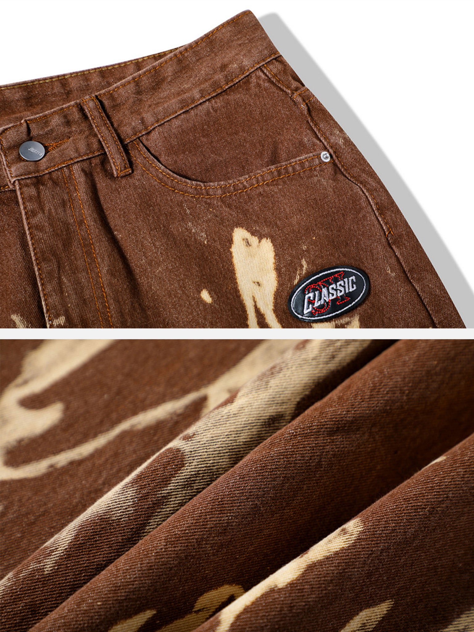 Thesupermade Dyed Gradient Jeans -1062