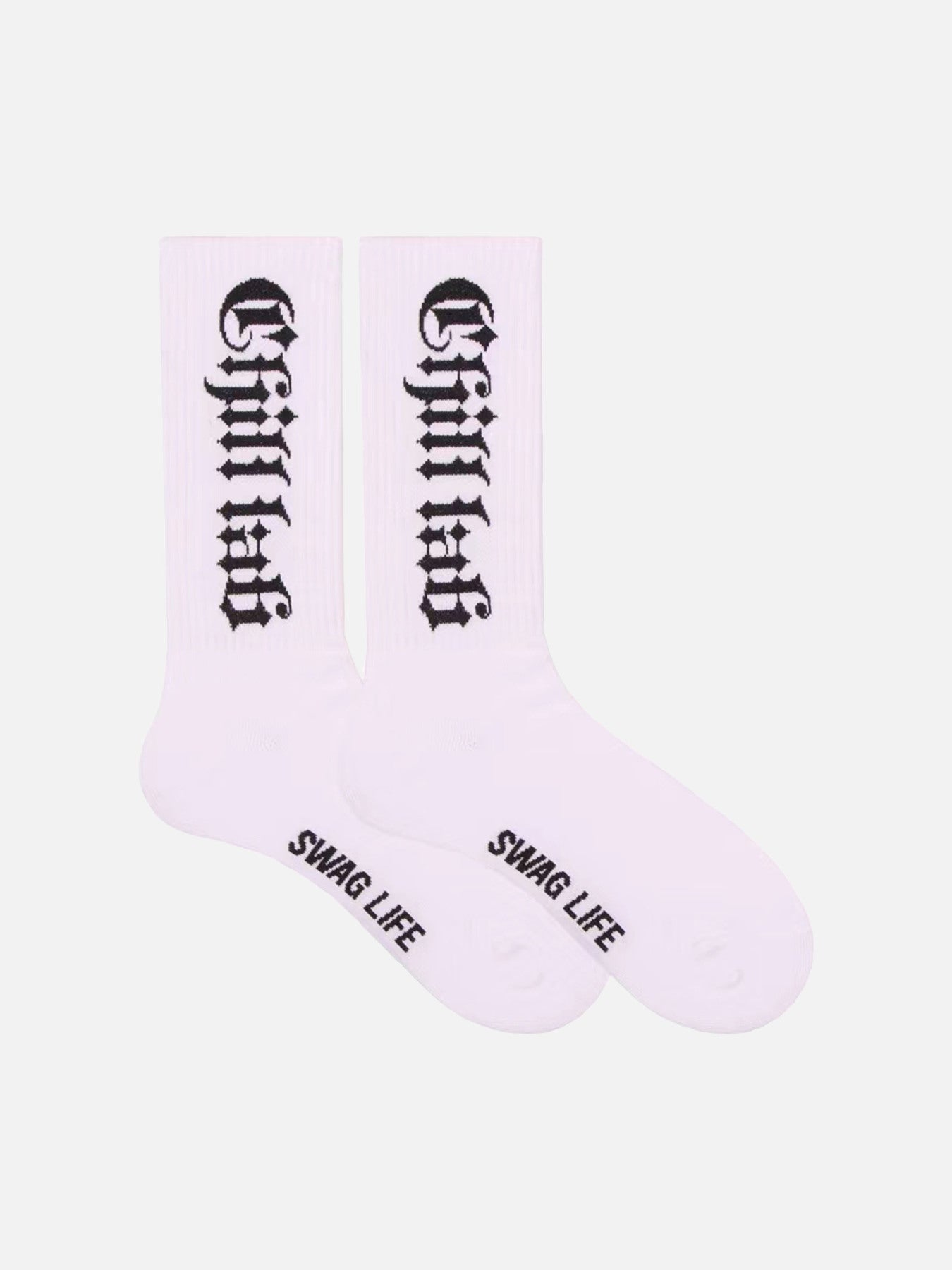 The Supermade Street Hip Hop Gothic Font Stockings