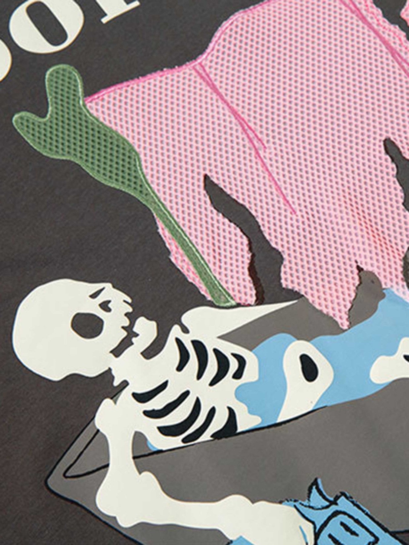 The Supermade Fun Pattern Print Loose T-shirt