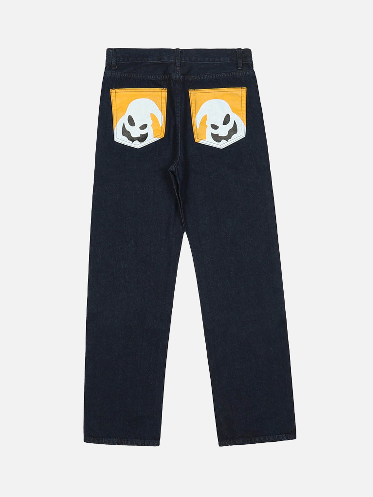The Supermade Cartoon Pocket Print Washed Jeans