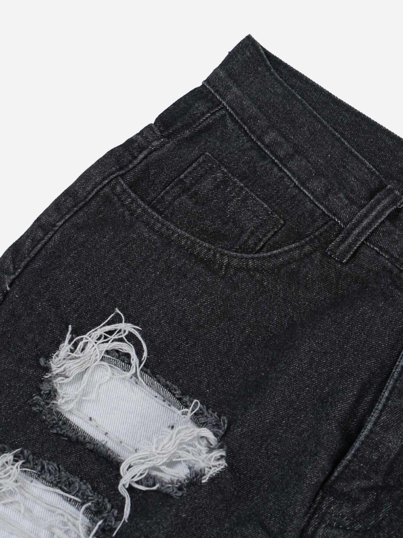 The Supermade High Street Frayed Cat Whisker Jeans - 1549