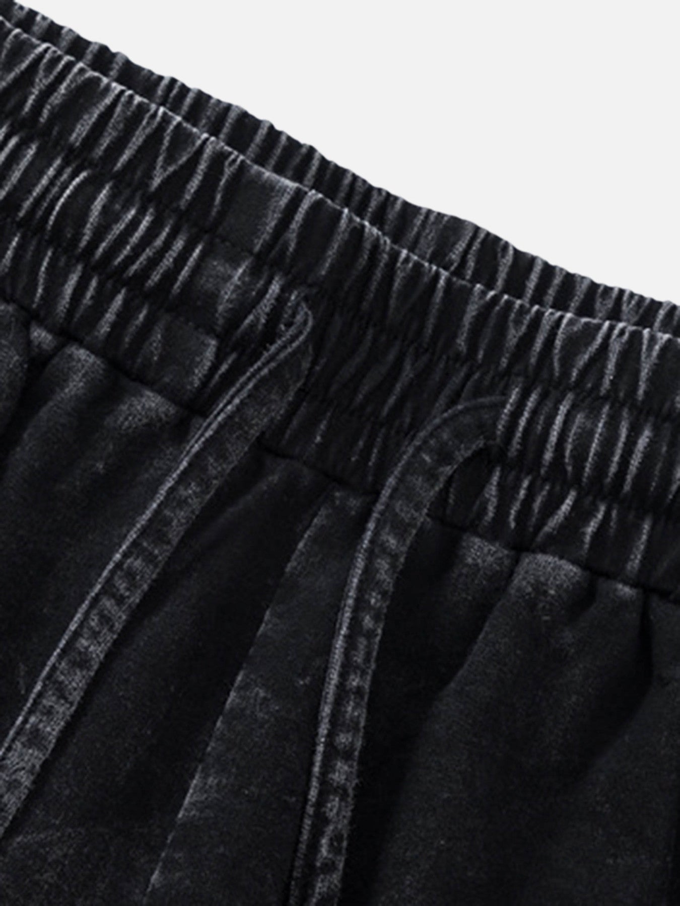 The Supermade Washed And Aged Cotton Loose-fitting Five-piece Pants