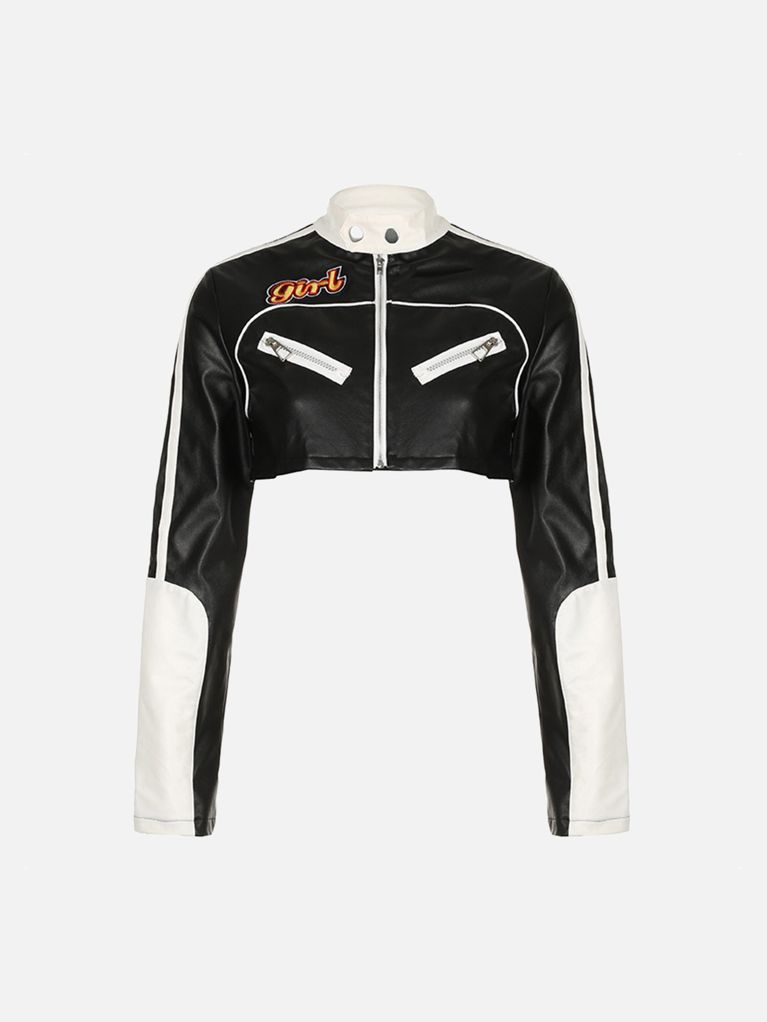 Thesupermade Hot Girl Cool Motorcycle Short Jacket