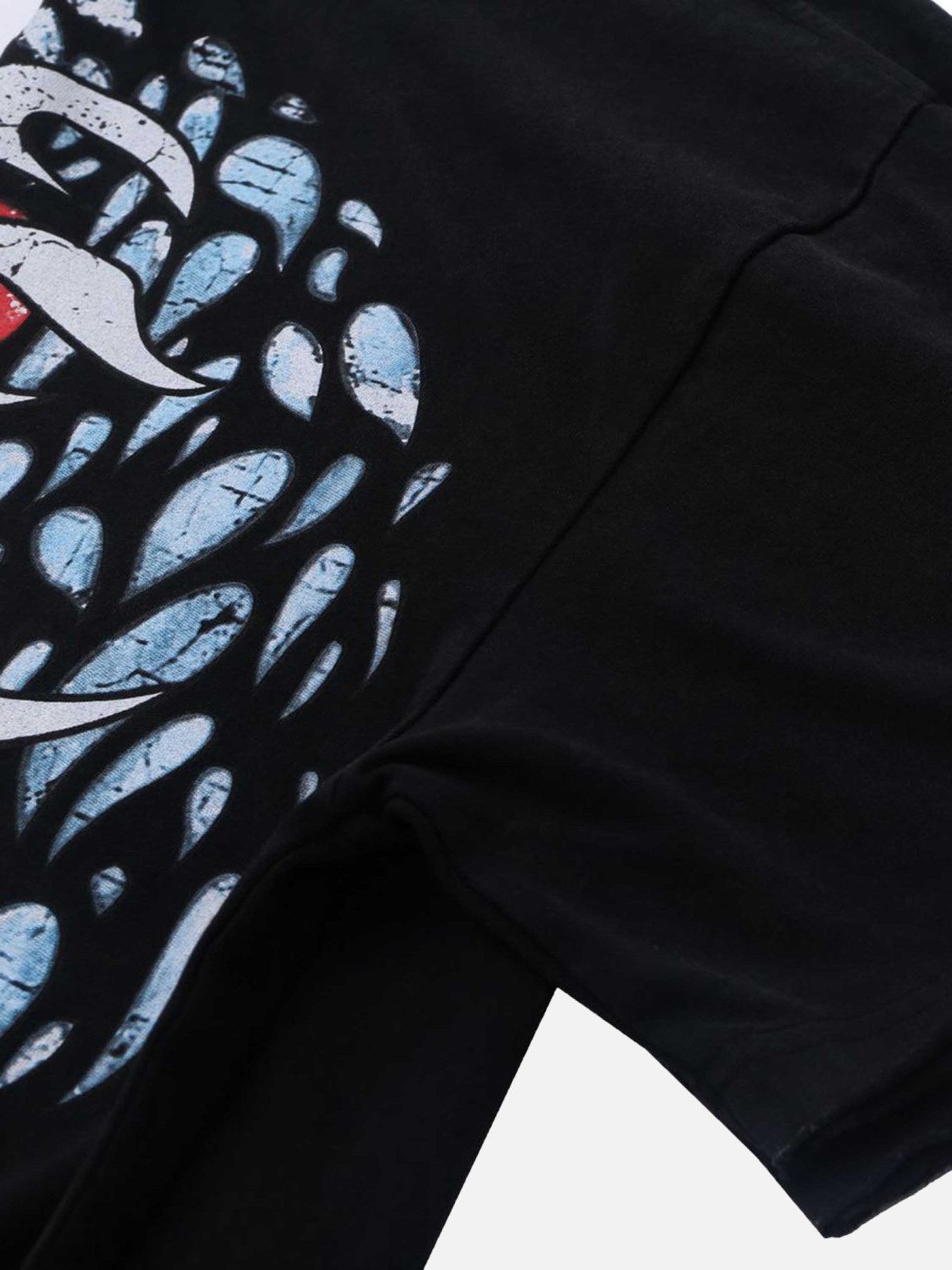 The Supermade Demon Skull Print T-Shirt