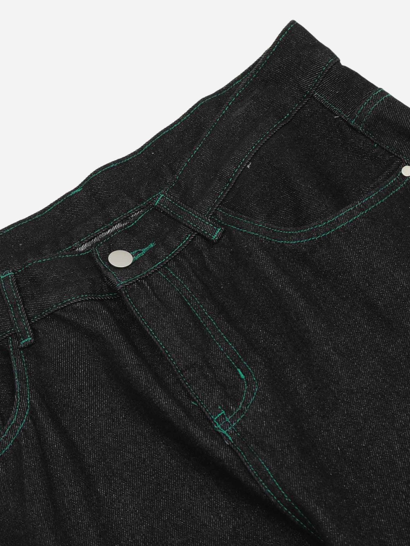 Thesupermade Americana Star Letter Print Jeans