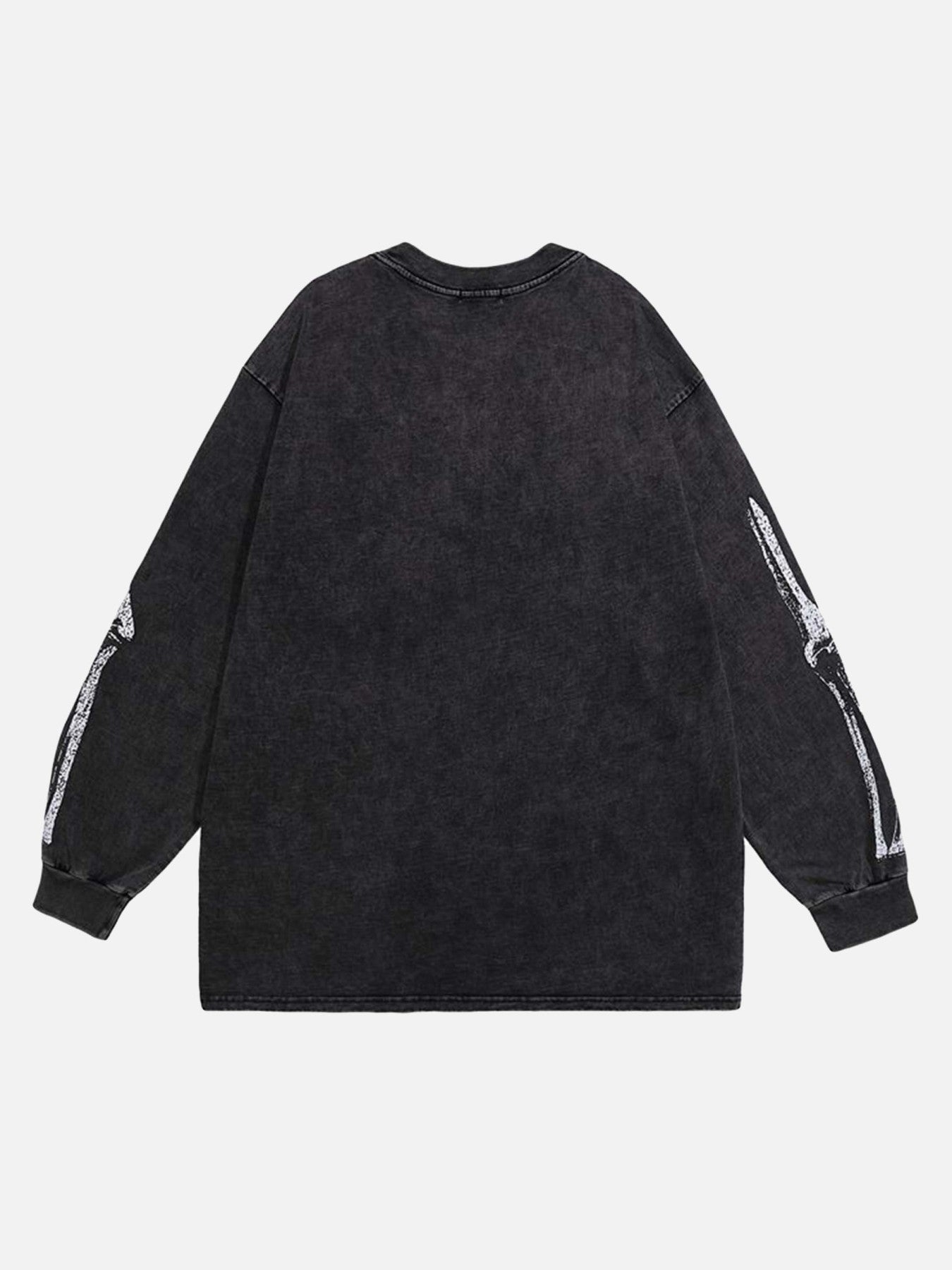 Thesupermade Washed And Aged Crew Neck Sweatshirt