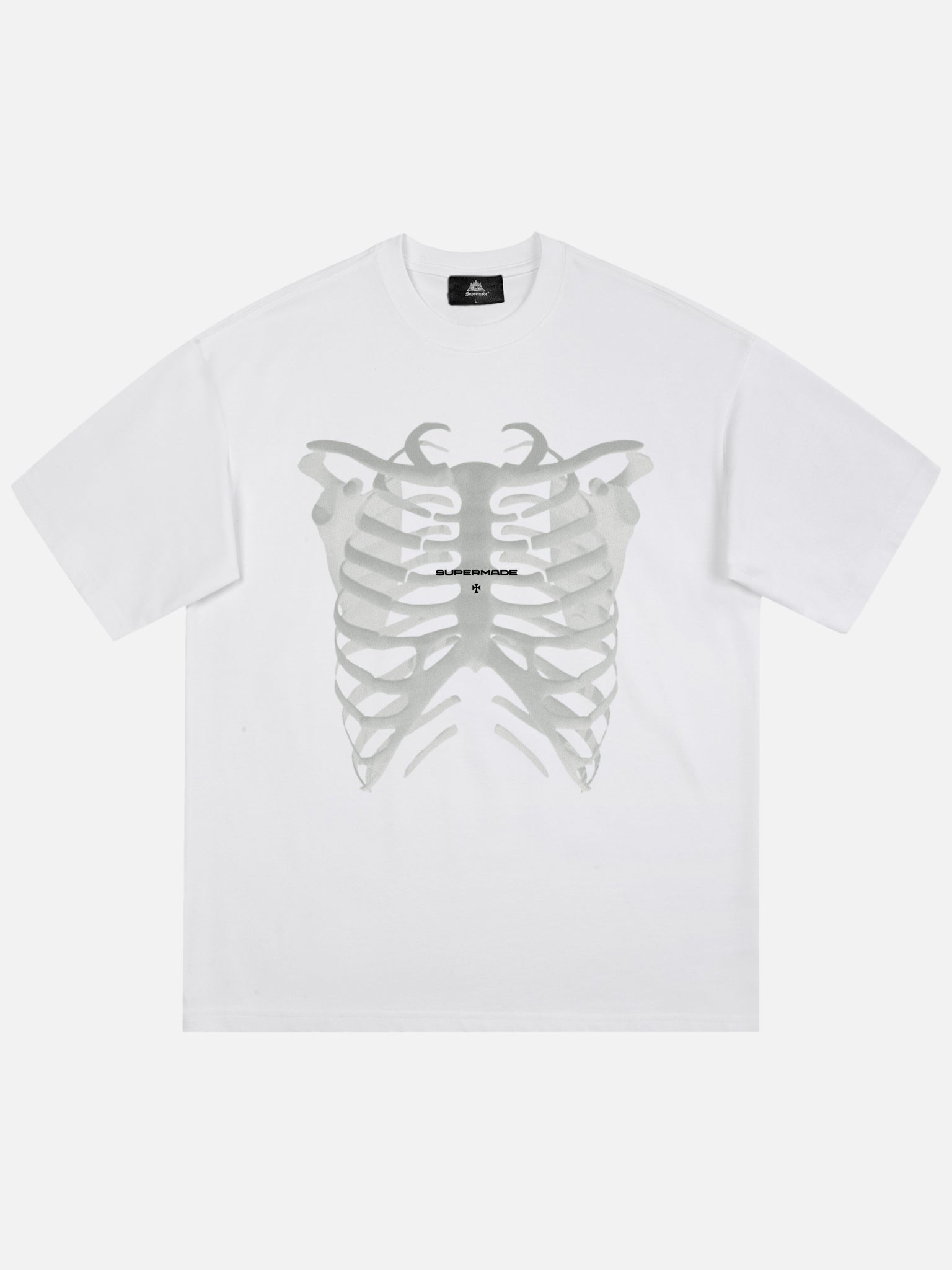 The Supermade Skull Print T-shirt