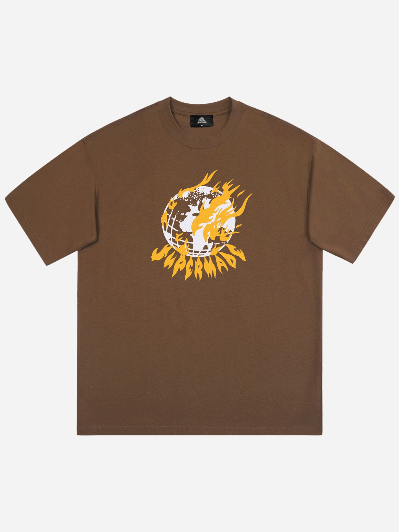 Thesupermade Flame Globe T-shirt