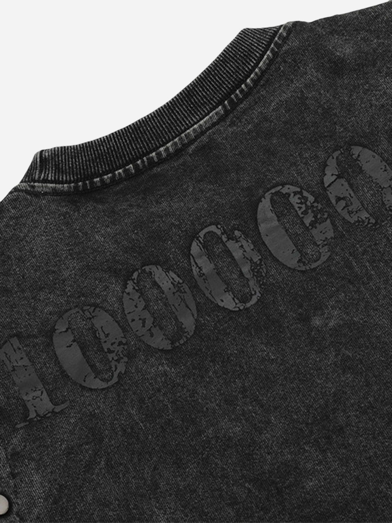 The Supermade Punk Personality Alphabet T-shirt - 1652