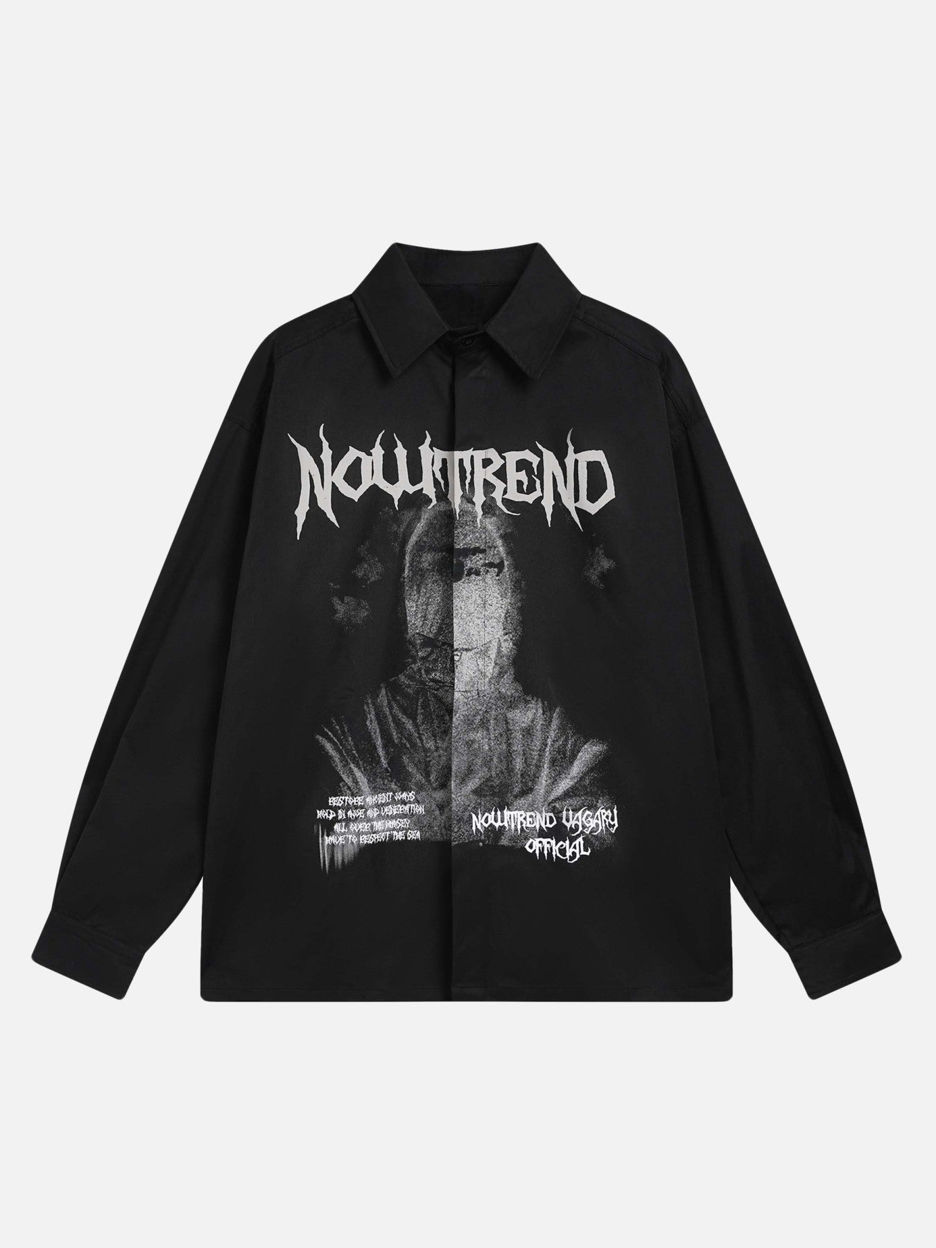 Thesupermade Silhouette Print Long Sleeve Shirt