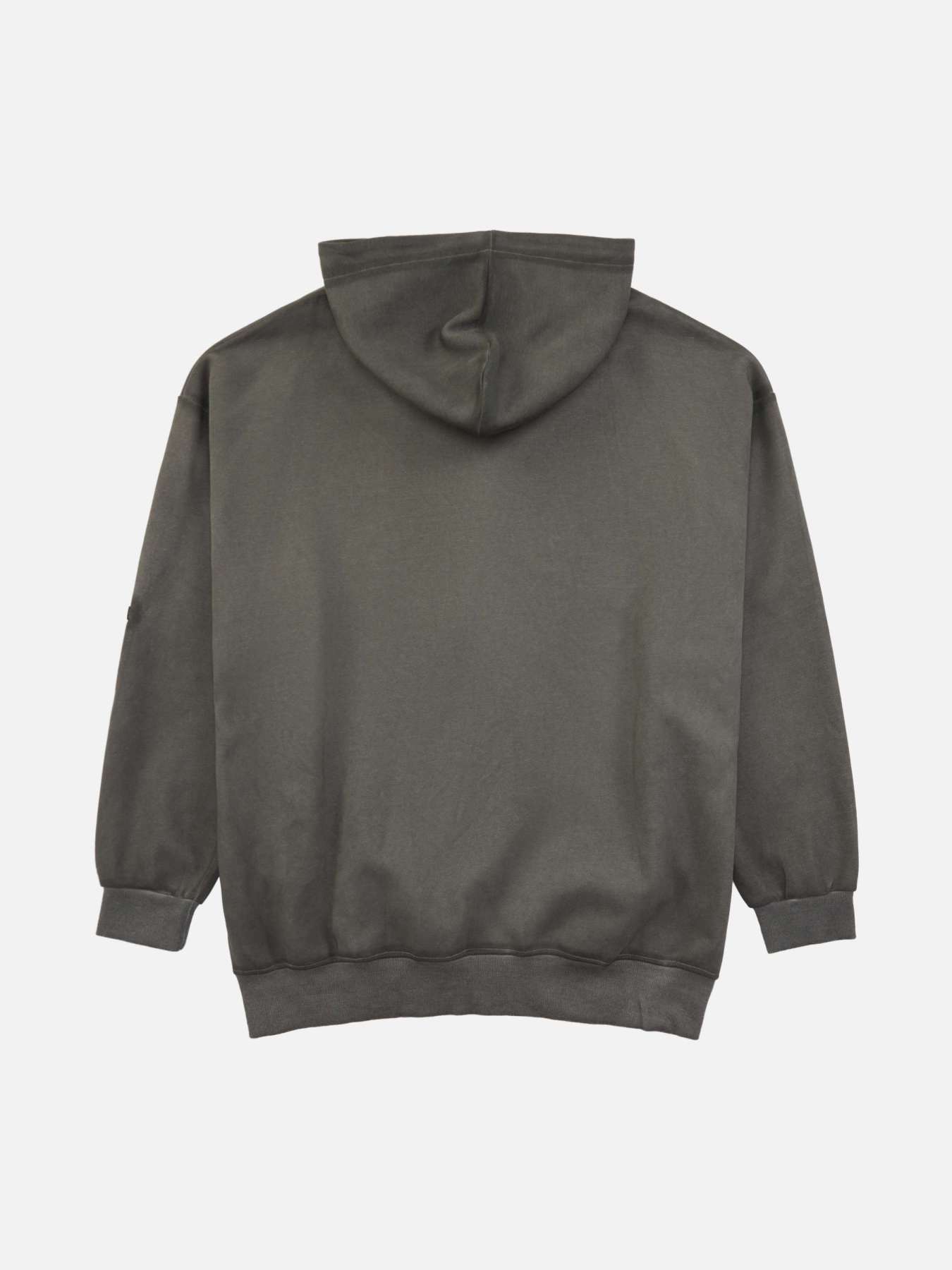 Thesupermade Stenciled Letters Washed Hoodie