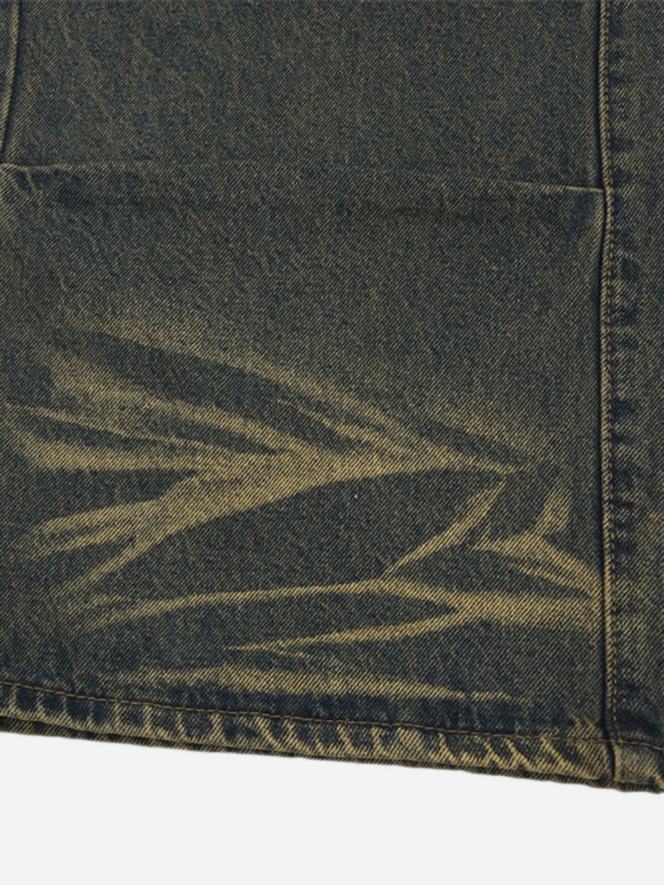 Thesupermade Multi-pocket Cargo Jeans