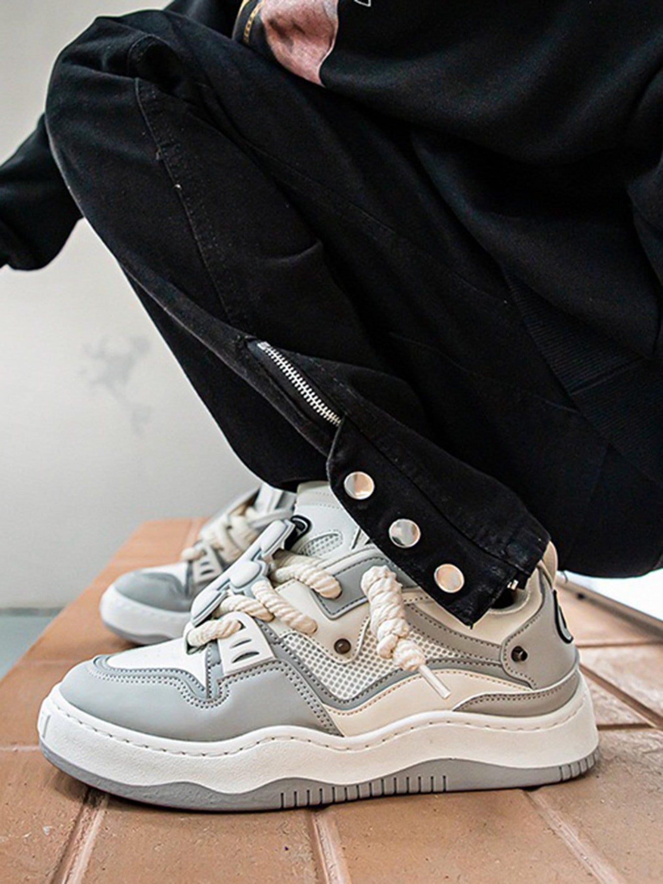 Thesupermade The Niche Thick Bottom Hundred With Board Shoes