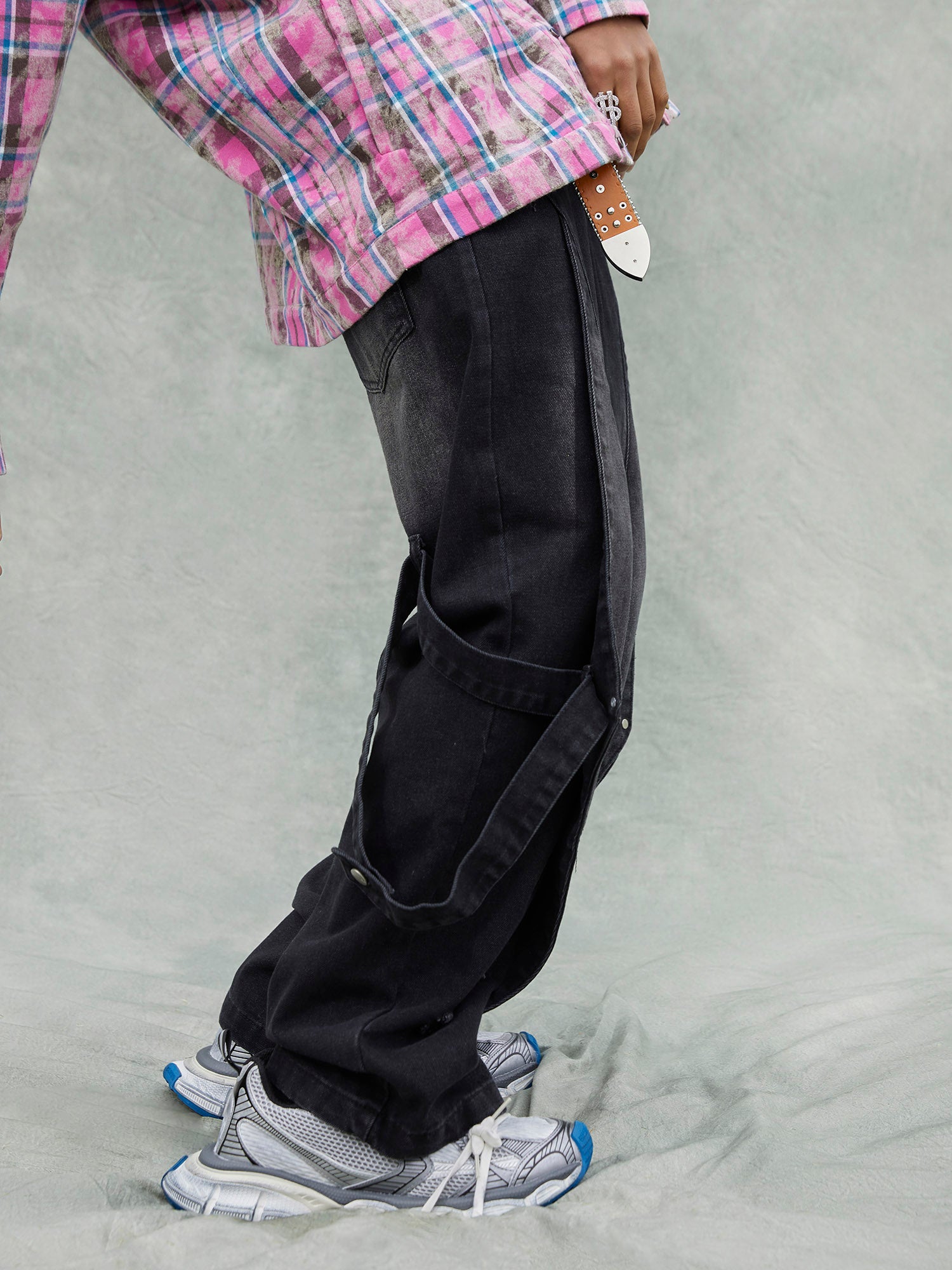 Thesupermade Washed Ripped Denim Jeans