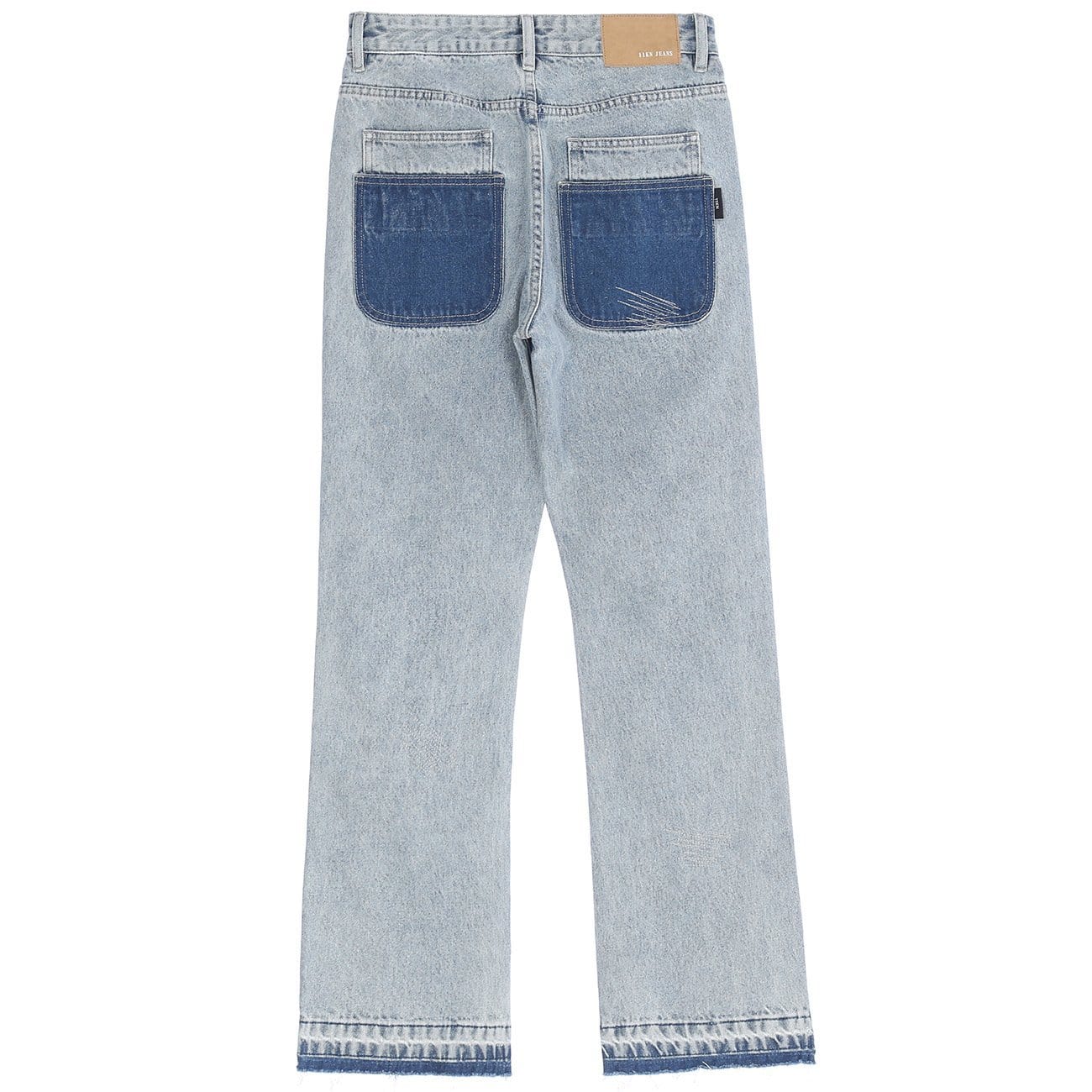The Supermade Patchwork Forked Five-pointed Star Jeans -1259